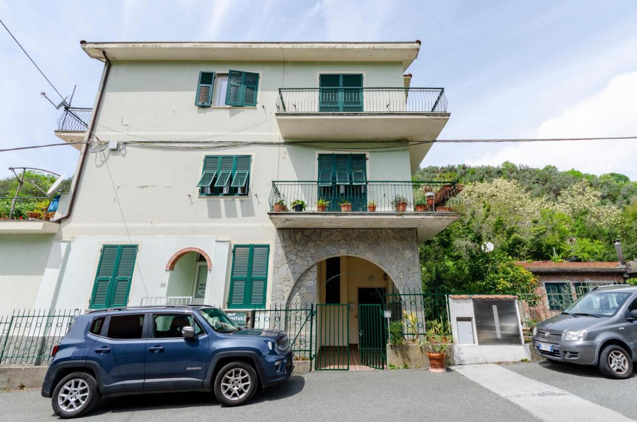 Joivy Family Flat With 3 Balconies, 10 Min To Beach Moneglia Kültér fotó